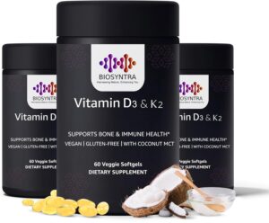 Vitamin D3+K2 with Coconut Oil R...