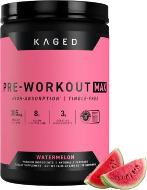 Kaged Pre Workout MAX Powder | Wate...