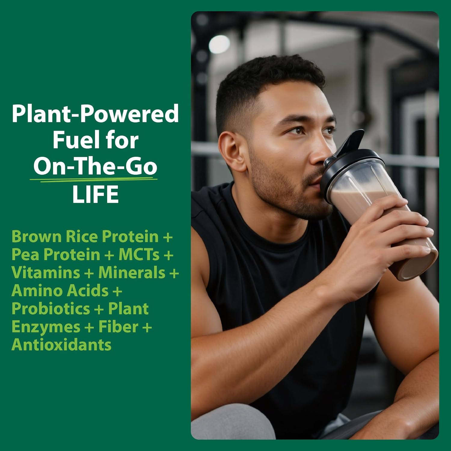 MacroLife Naturals MacroMeal Chocolate Vegan Protein Powder 25g + Superfood Greens 3 Billion Probiotics & Fiber for Lasting Energy - Plant Based Shake & Smoothie Mix Non-GMO, Gluten-Free - 15 Servings - Image 5