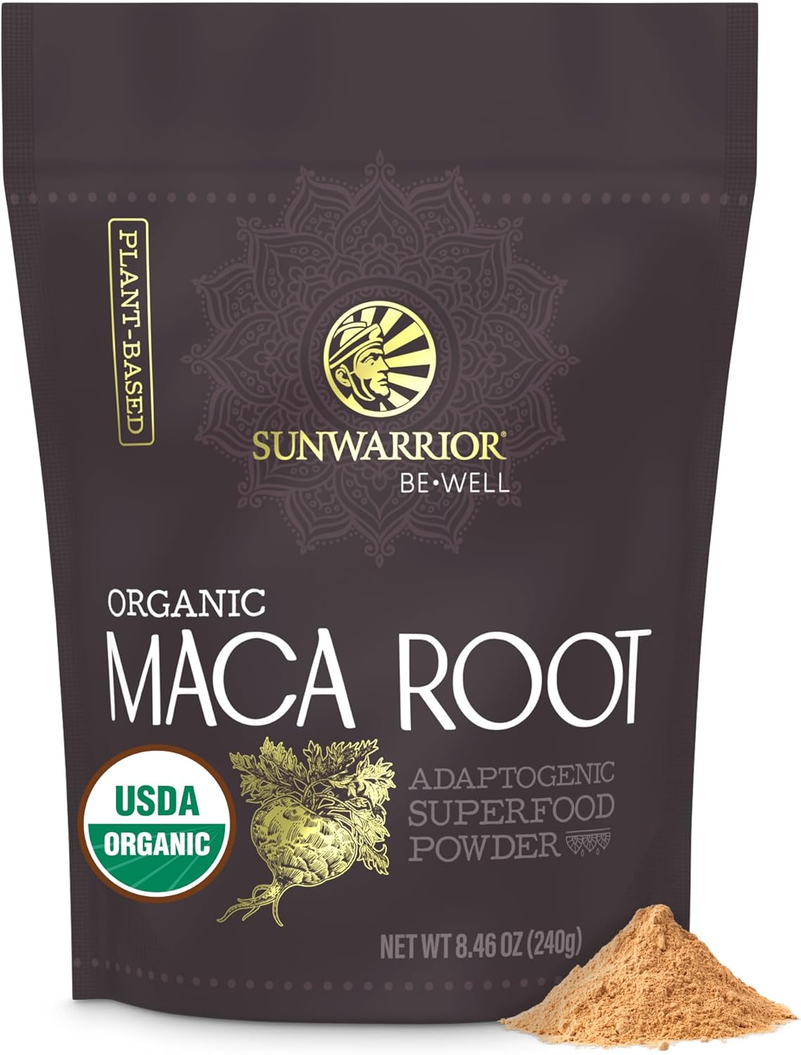Organic Maca Root Powder Yellow 8 Grams of Adaptogenic Organic Superfood per Serving Supports Energy, Stamina, Mood & Balance Peruvian Maca Powder for Vitality & Wellness Non-GMO Vegan 30 Servings