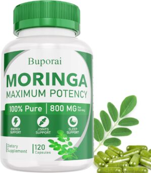 Moringa Capsules, Pure Moringa Powd...