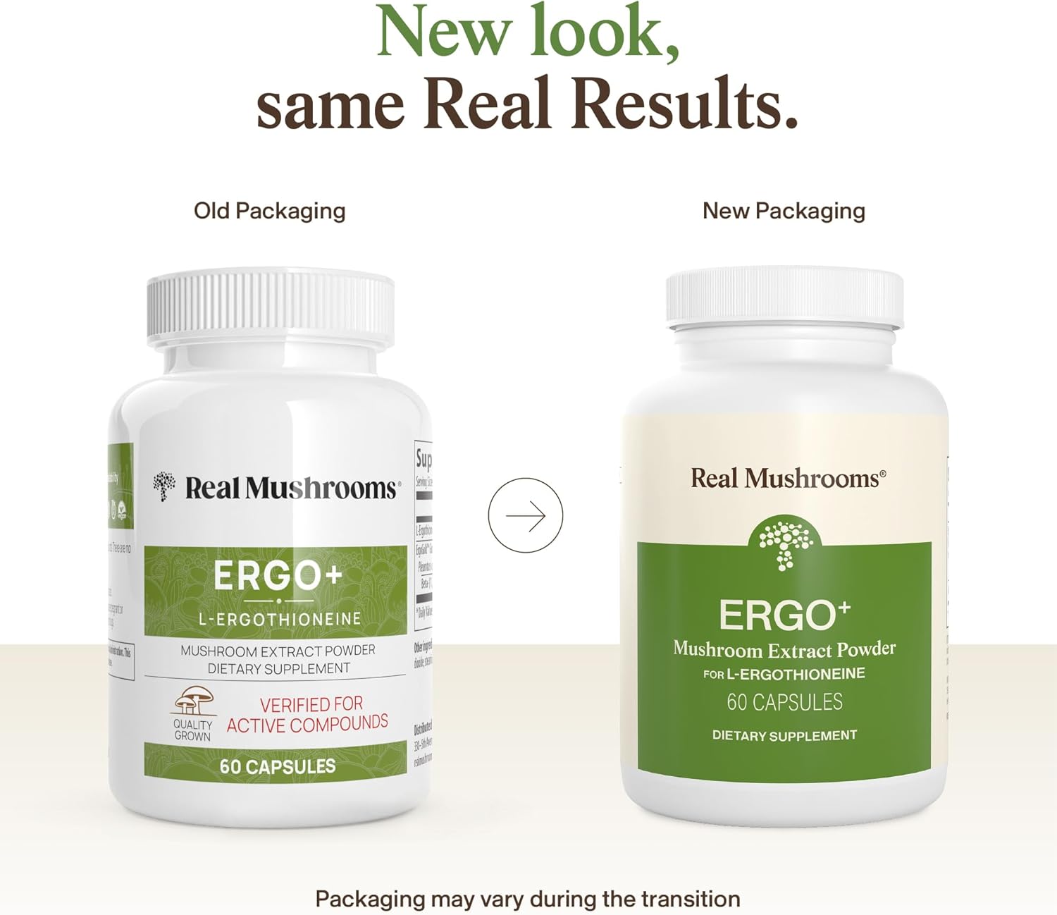 Real Mushrooms Ergothioneine Supplement – Golden Oyster Mushroom with Beta-Glucans – L-Ergothienine Extract Poweder – Organic, Vegan, Non-GMO, No Fillers – 60 Capsules Mushroom Supplement for Humans - Image 2
