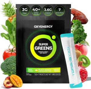 OxyEnergy Super Greens Powder, 40+ ...