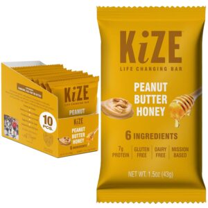 KiZE Energy Bars – Peanut But...