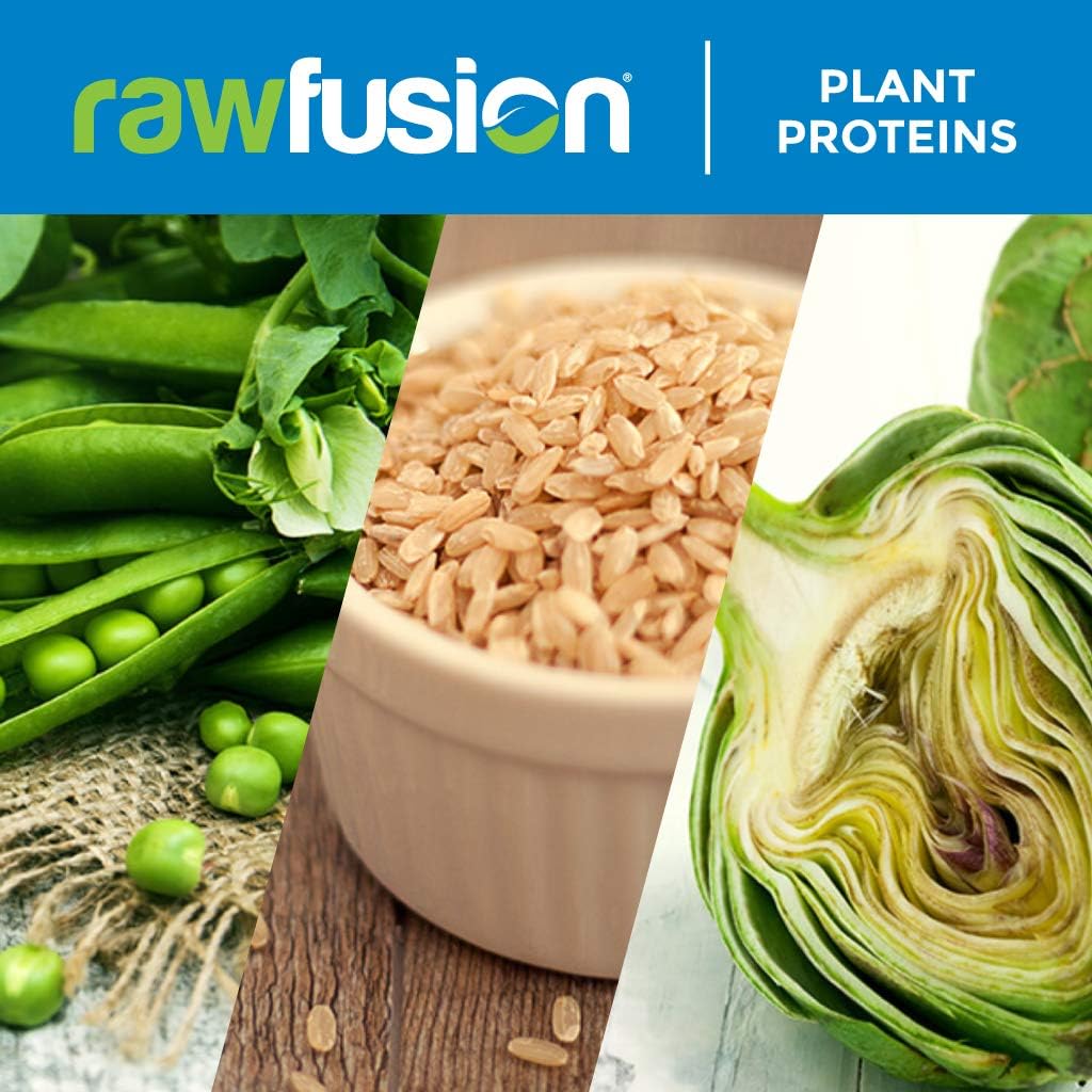 Rawfusion 4lbs- Raw Plant Based Protein Powder, Natural Chocolate - 21g of Protein, Vegan, Low Net Carbs, Gluten Free, Lactose Free, Soy Free, Non-GMO. - Image 6