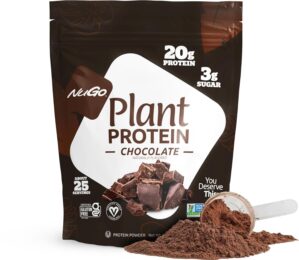 NuGo Plant Protein Powder, Chocolat...
