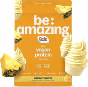 BE AMAZING Vegan Protein Powder, Do...