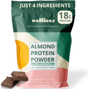 wellious Almond Protein Powder (Cho...