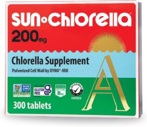 Sun Chlorella 200 mg Green Algae Su...