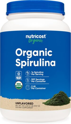 Nutricost Organic Spirulina Powder ...