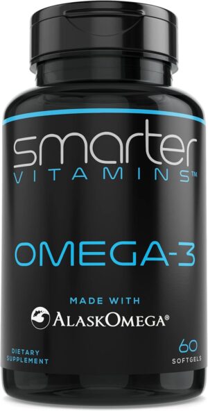 SmarterVitamins Omega 3 Fish Oil, S...