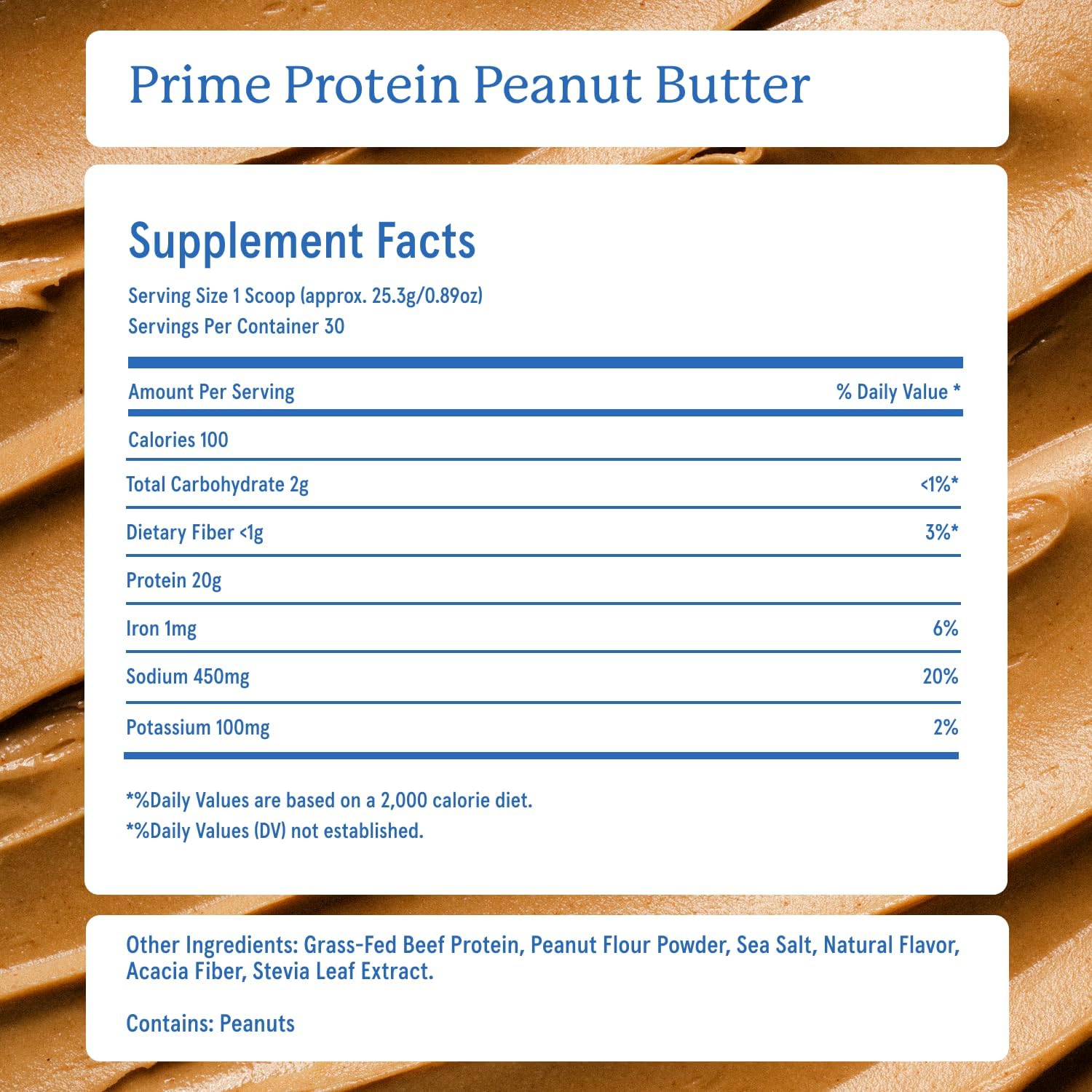 Equip Foods Prime Protein Powder | Clean, Grass Fed Beef Protein Powder for Women & Men | Carnivore Protein Isolate | Paleo, Keto Friendly | Gluten & Dairy Free | 30 Servings, Peanut Butter - Image 6