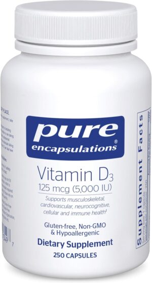 Pure Encapsulations Vitamin D3 125 ...