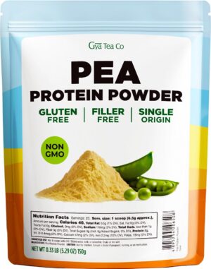 Gya Tea Co Pea Protein Powder, 5.29...