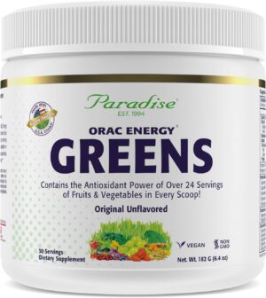 Paradise, ORAC Energy Greens Powder...