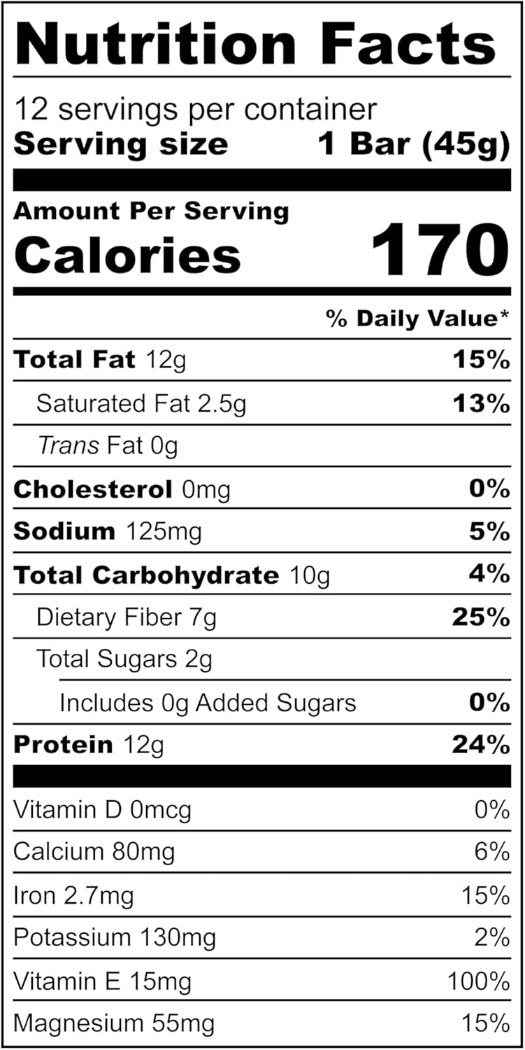 IQBAR Brain and Body Keto Protein Bar - Banana Nut Keto - Energy Bar - Low Carb Protein - High Fiber Vegan and Low Sugar Meal Replacement - Vegan Snack - Image 4