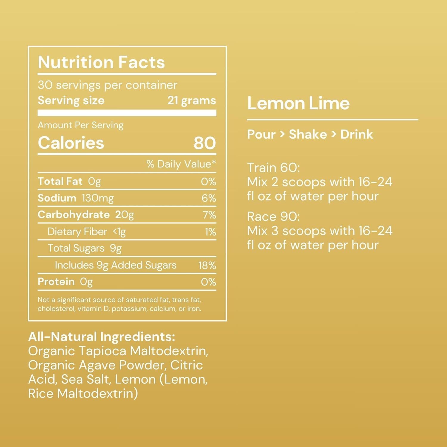 Flow Formulas Lemon Lime Endurance Drink Mix, 30 Servings | Top 12 Allergen-Free, Carbohydrate & Electrolyte Sports Fuel Powder for Performance Training, High Carb Hydration, Gluten-Free - Image 7