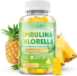 Organic Spirulina Chlorella Gummies...