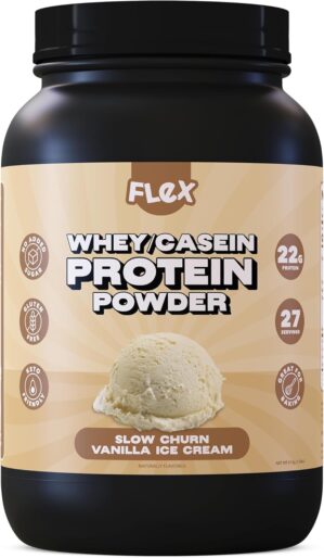 Flex Whey Protein Powder, Slow Chur...