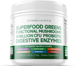 Optimal Human Superfood Greens Powd...