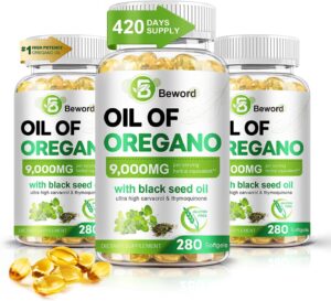 BEWORD Oil of Oregano, 840 Softgel,...