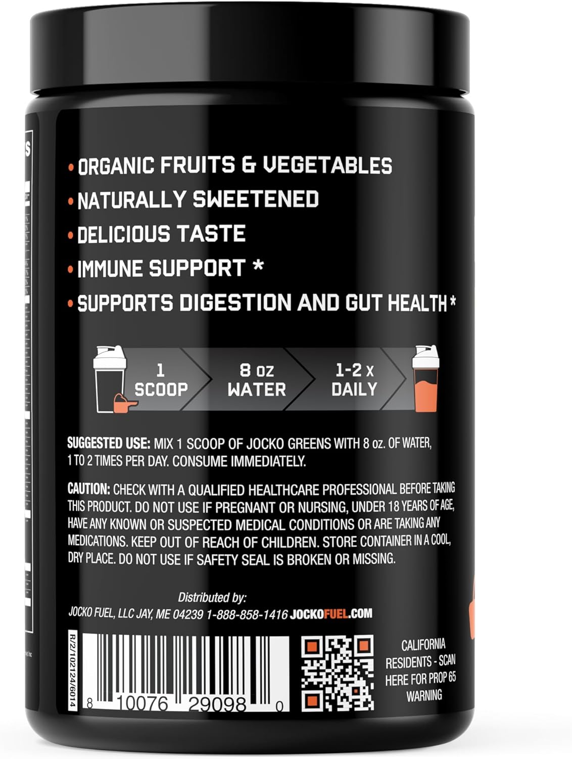 Jocko Fuel Daily Greens Powder - Premium Organic Greens Superfood Powder for Gut Health, Digestion, Bloating, Immune Support with Spirulina, Chlorella, Digestive Enzymes, & Probiotics - 30 Servings - Image 3