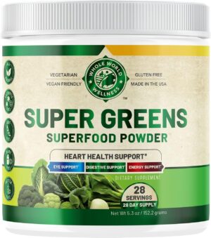 Organic Super Greens Powder Citrus ...