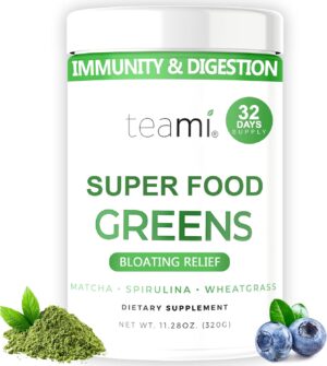 Teami Organic Super Greens Powder f...