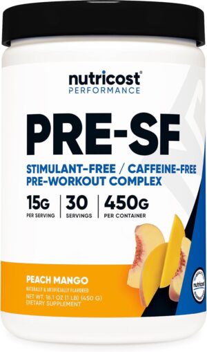 Nutricost Stim-Free Pre-Workout, 30...