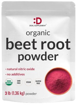 Organic Beet Root Powder, 3lbs R...