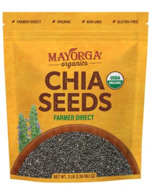 Mayorga Organic Raw Chia Seeds, 3lb...