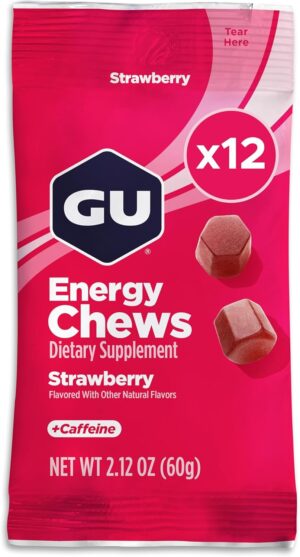 GU Energy Chews, Strawberry Energy ...