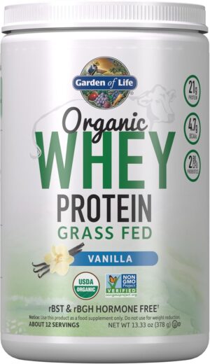 Garden of Life Grass Fed Whey Prote...