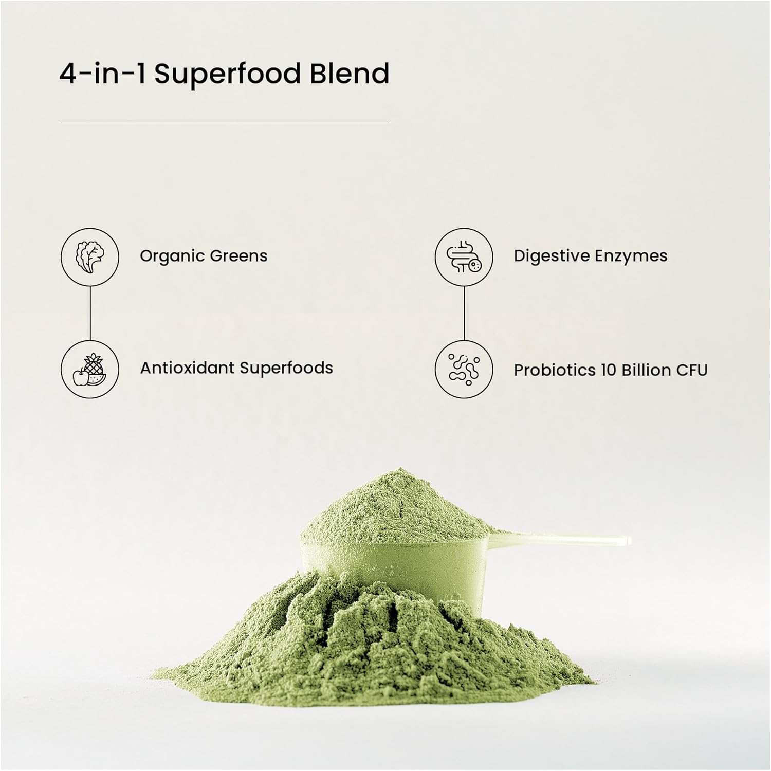 NutraChamps Super Greens Powder Premium Superfood | 20+ Organic Green Veggie Whole Foods | Alfalfa, Spirulina, Chlorella & More | Antioxidant, Digestive Enzyme & Probiotic Blends | Watermelon - Image 5