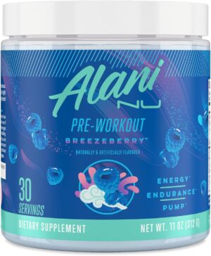 Alani Nu Pre Workout Powder BREEZEB...