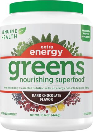 Genuine Health Greens + Extra Energ...