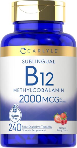 Carlyle B12 Vitamin 2000 mcg | 240 ...