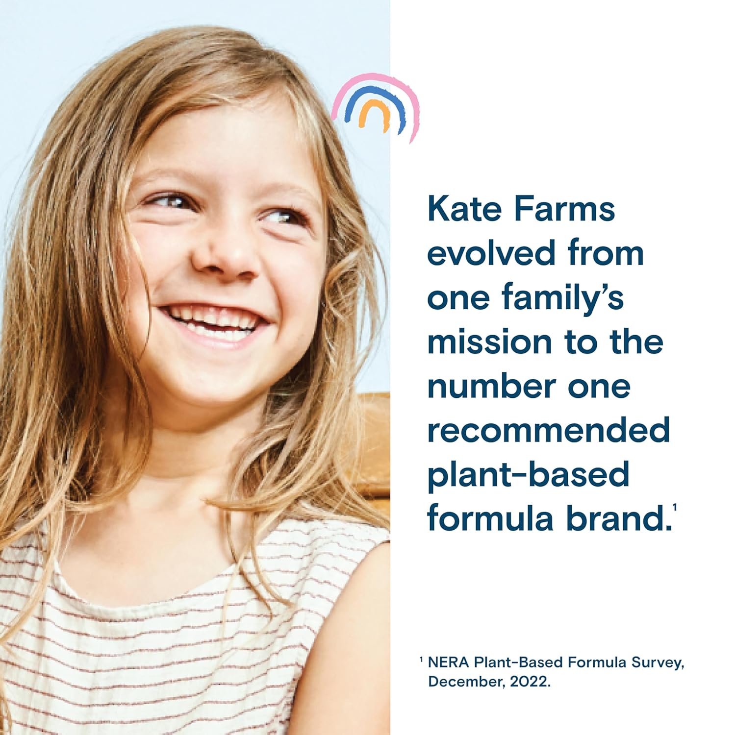 KATE FARMS Organic Plant Based Pediatric 1.2 Sole Source Vanilla Nutrition Shake,12g of protein,27 Vitamins and Minerals,Meal Replacement Drink for Kids,Non-GMO,8.45 Fl oz,(Pack of 24) - Image 7