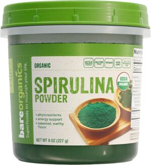 BareOrganics Spirulina Powder ̵...