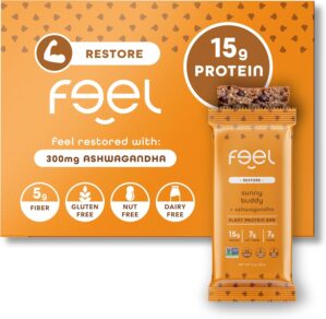 Feel Vegan Protein Bars, Sunbutta C...