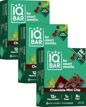 IQBAR Clean Plant Protein Bars R...