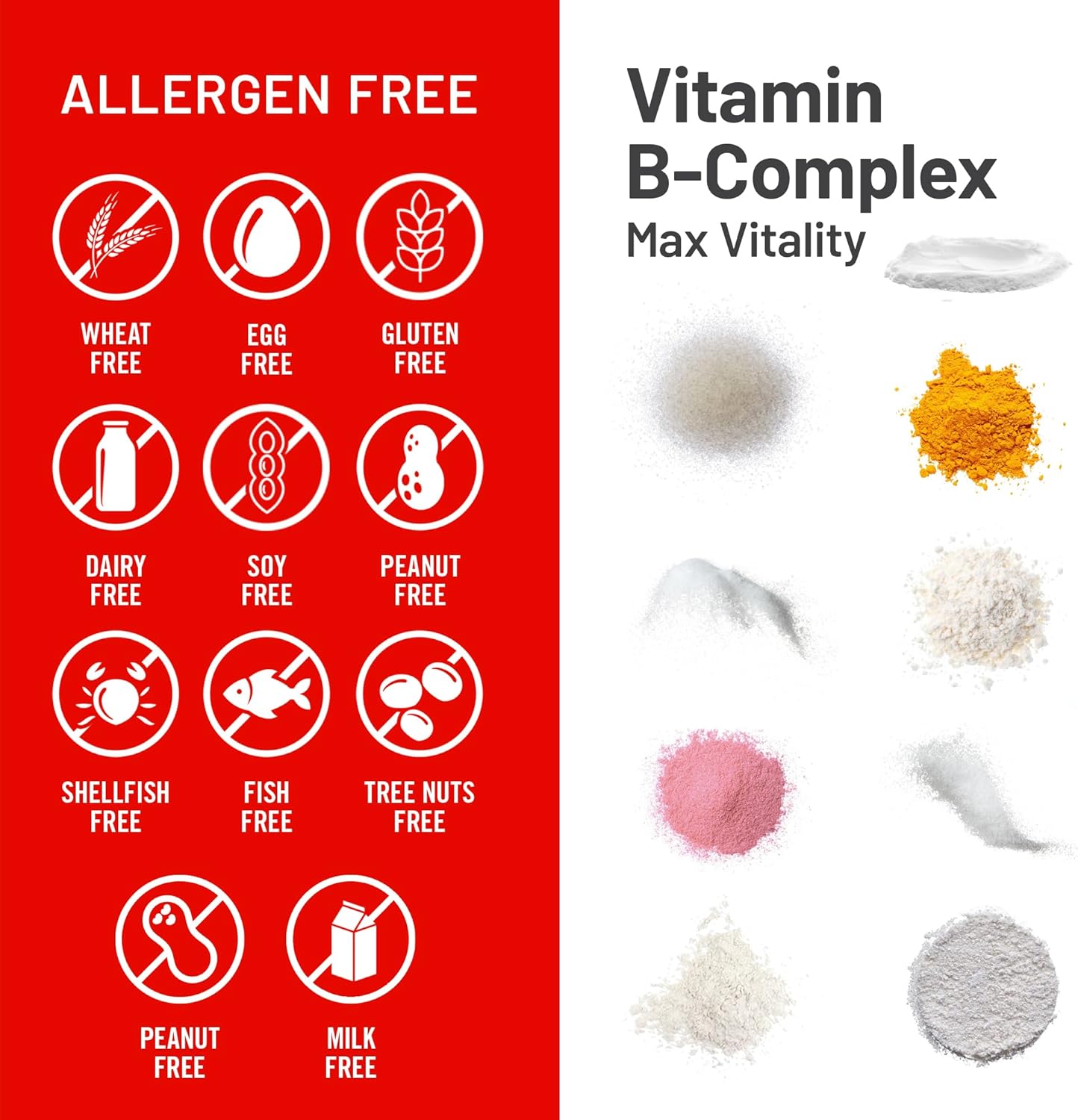 NatureWise Super Vitamin B Complex for Women and Men - with Vitamin C, Folic Acid Biotin B1 B2 B3 B6 B12 - Support Cellular Energy & Mental Clarity - Vegan, Gluten & Dairy Free, Non-GMO - 60 Tablets - Image 5