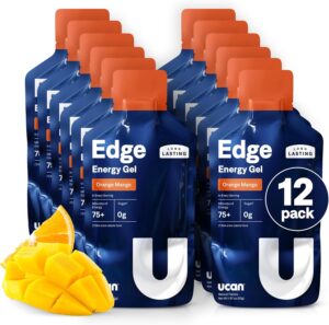 UCAN Edge Energy Gel Shots, Orange ...
