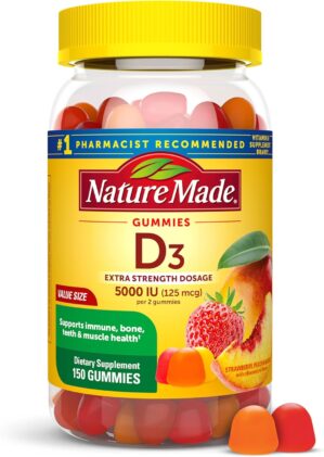 Nature Made Vitamin D3 5000 IU Per ...