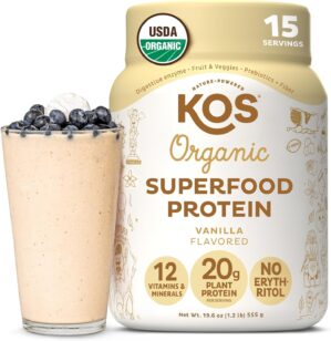 KOS Vegan Protein Powder Erythritol...