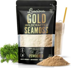 Luscious Gold Wildcrafted Sea Moss ...