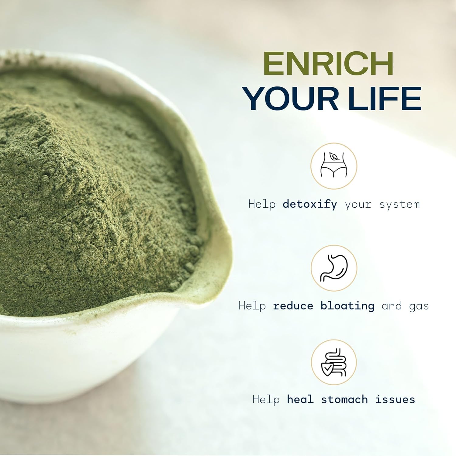 Organic Wheatgrass Powder - 100% Whole-Leaf Powder for Energy, Detox & Immunity Support - Rich in Immune Vitamins, Fibers, and Minerals - Vegan-Friendly, Raw & Gluten-Free (8 Ounce) - Image 6