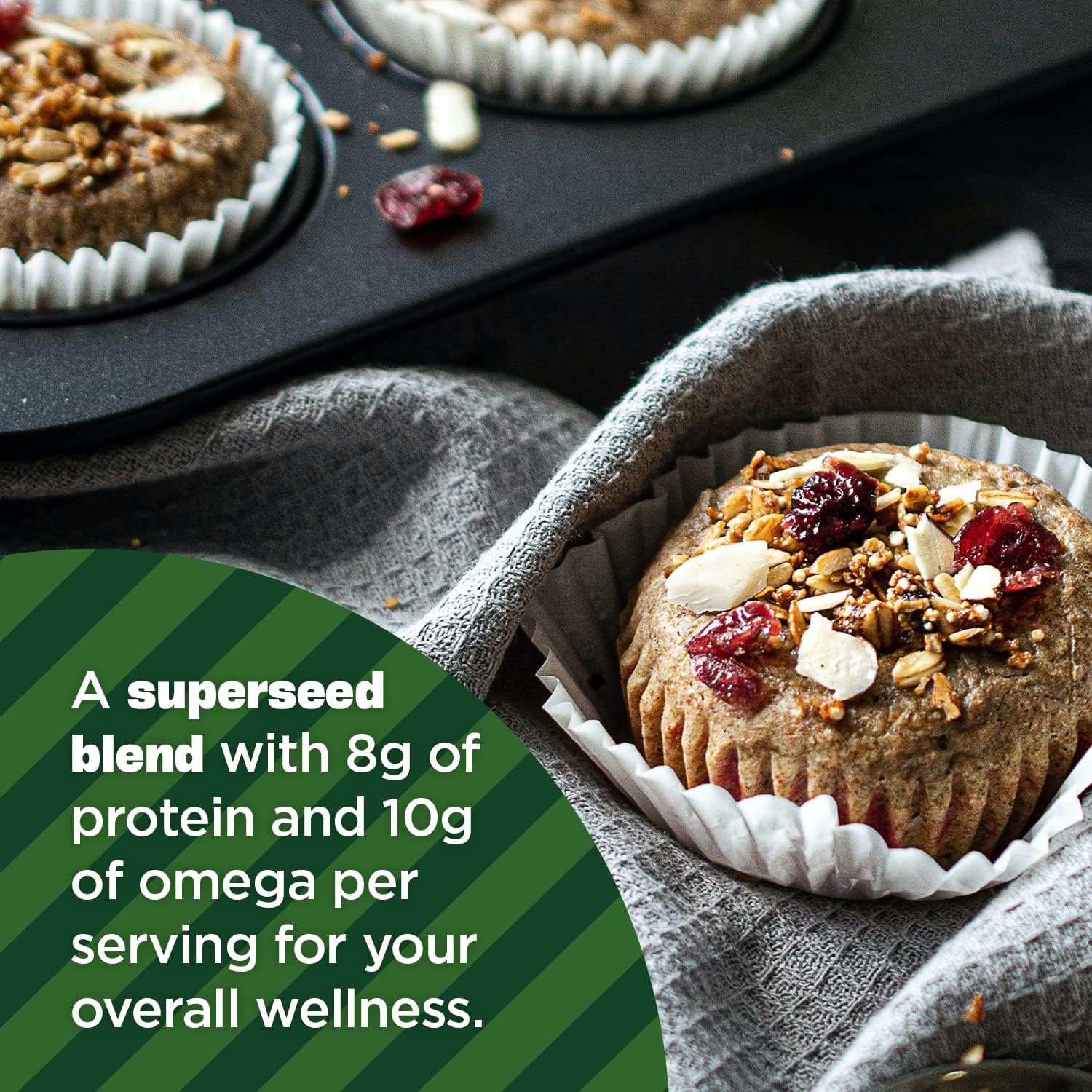 Manitoba Harvest Organic Hemp Plus Flax & Chia Seeds - 7oz - 8g Protein, 5g Fiber and 10g Omega 3 & 6 per 30g Serving - Nutrient-Dense, 3-in-1 Super Seeds Mixture - Vegan, Non-GMO Project Verified - Image 5