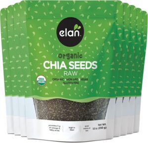 Elan Organic Chia Seeds, Natural Ra...