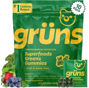 Gruns Adults Super Greens Gummies, ...